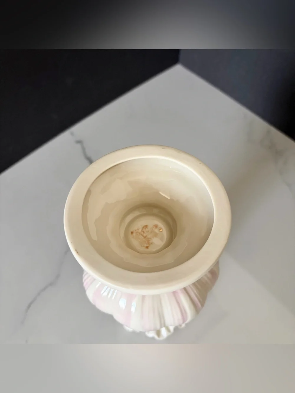 Belleek pink lotus